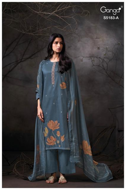 Ganga chiana 5183 dress materials wholesale